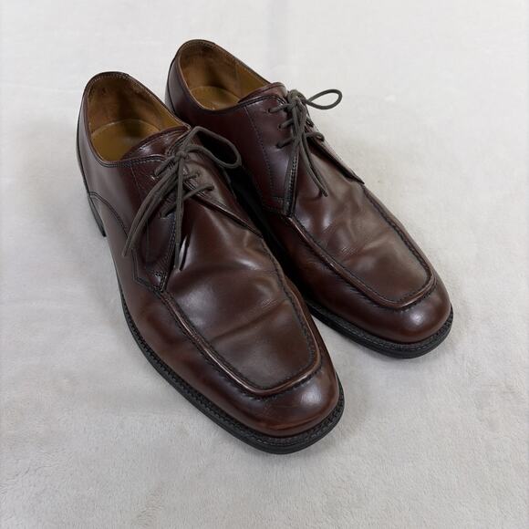 COLE HAAN Brown Leather Oxford Square Toe Dress Shoes Mens 10.5 M C07138 Chrty main image 15